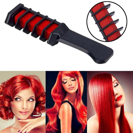 Temporary Mini Disposable Crayons Hair Color Dyeing Mascara Dye Chalk Box With Brush - Hayah Glow