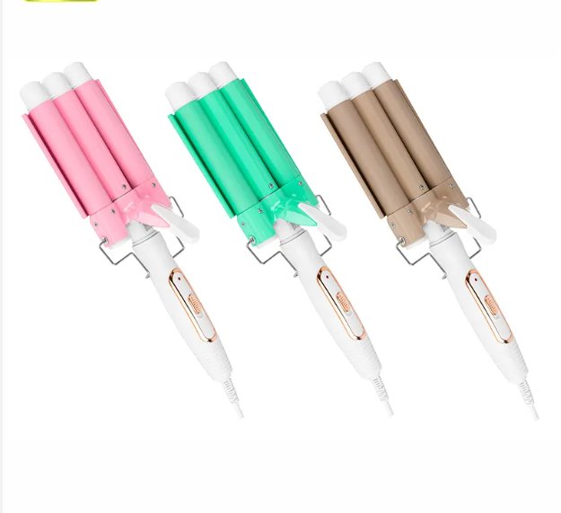 3-in-1 Electric Heating Curler - Hayah Glow