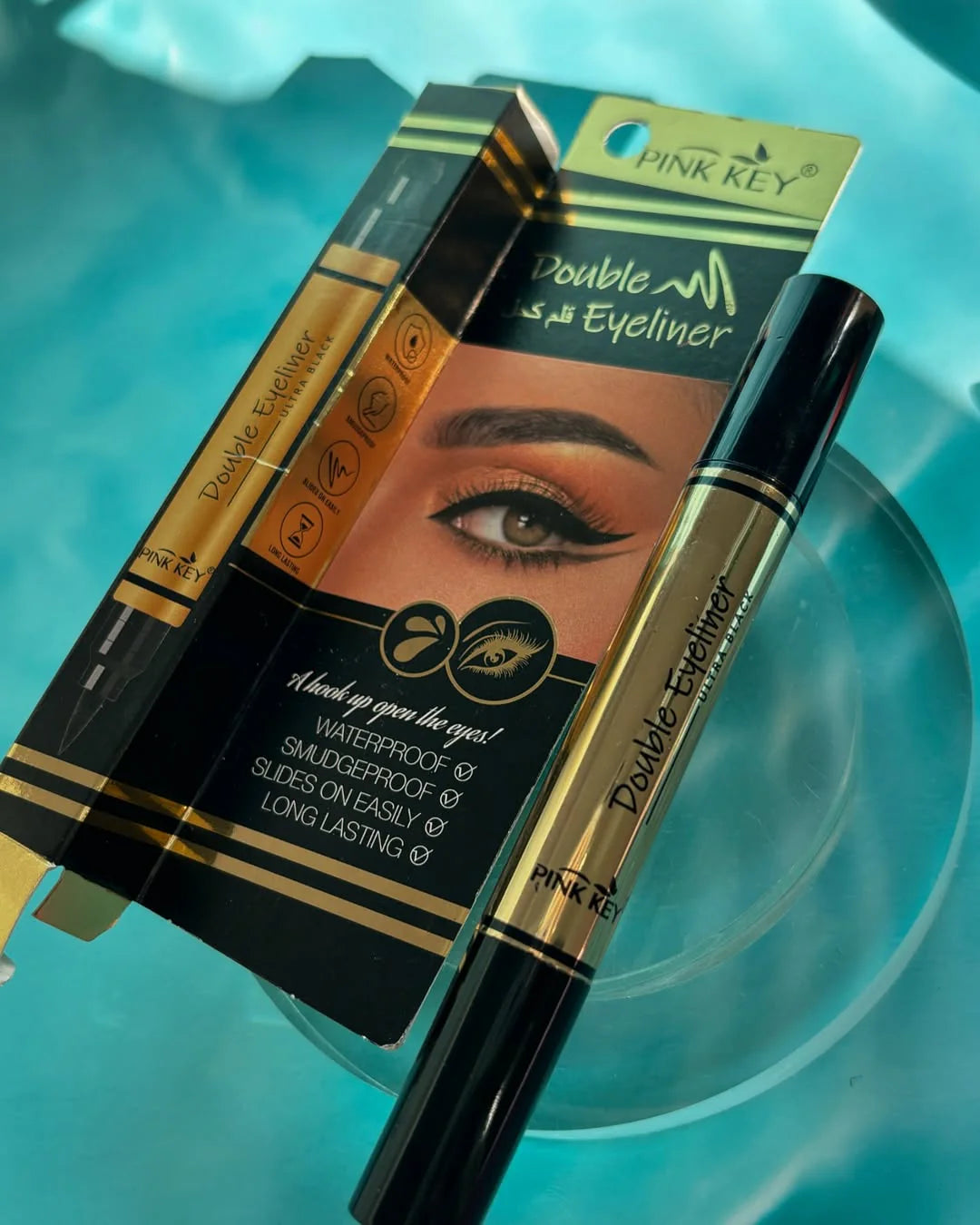 Pink Key - Double Eyeliner (Original) - Hayah Glow