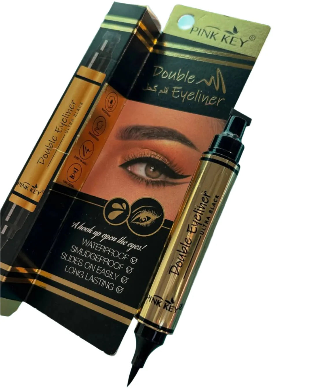 Pink Key - Double Eyeliner (Original) - Hayah Glow