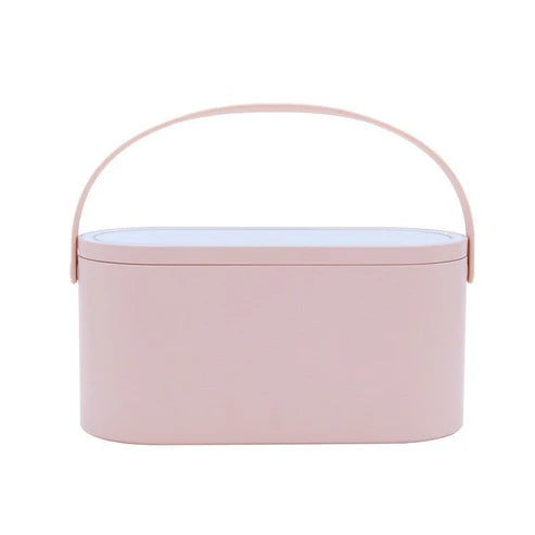 Portable LED Light Storage Box Beauty And Makeup Mirror - Hayah Glow