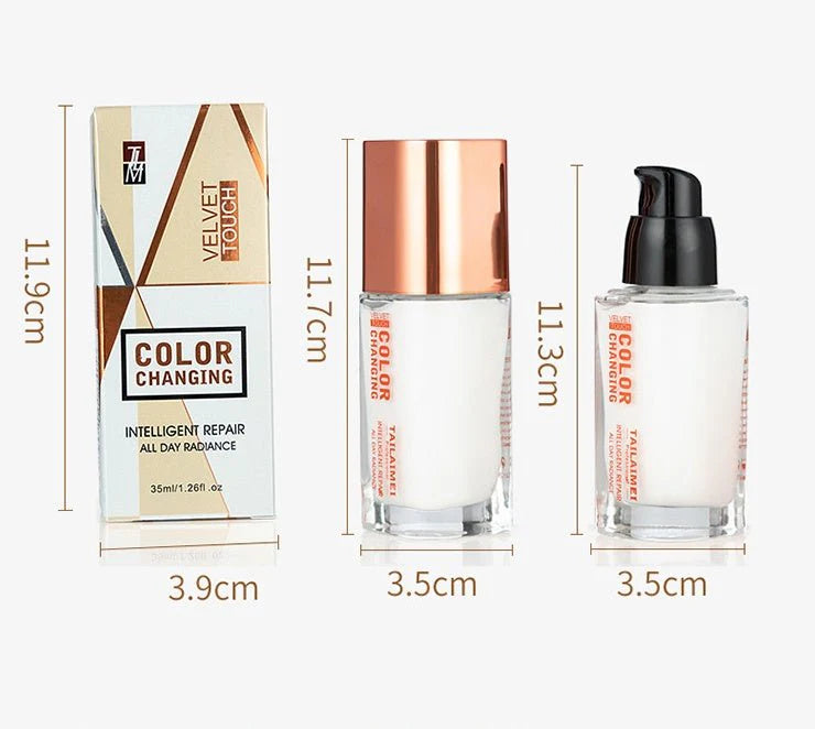 Warm Skin Tone Liquid Foundation - Hayah Glow