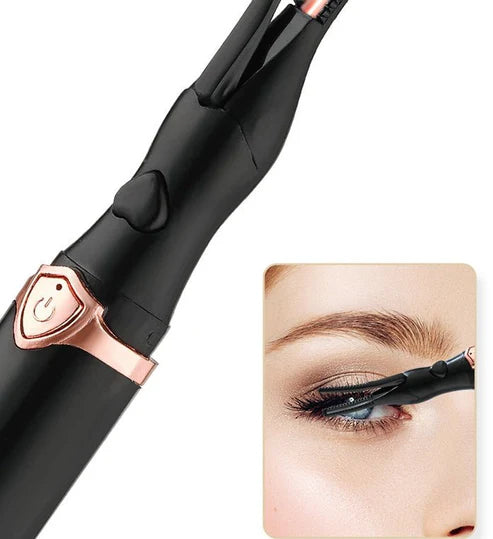Rechargeable 360 Rotating Portable Eyelash Curler, Electric Heated Eyelashes Curler For Women Makeup Tools - Hayah Glow